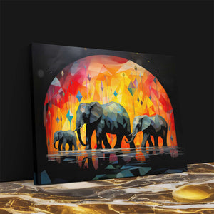 Circus Elephants - Luxury Wall Art