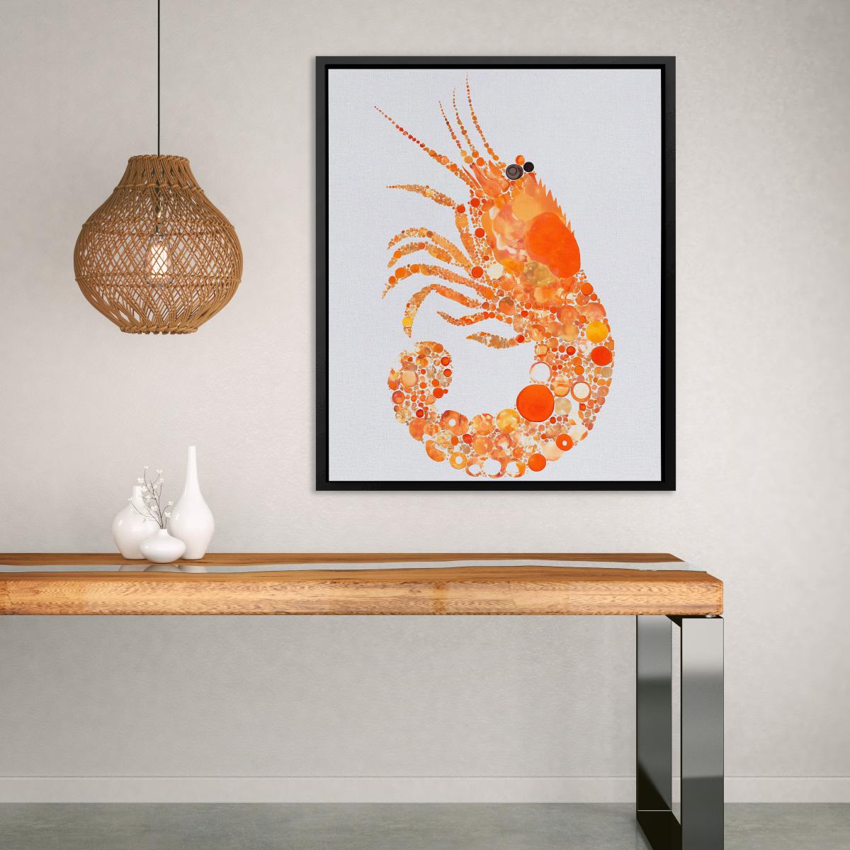 Citrus Shrimp - Luxury Wall Art