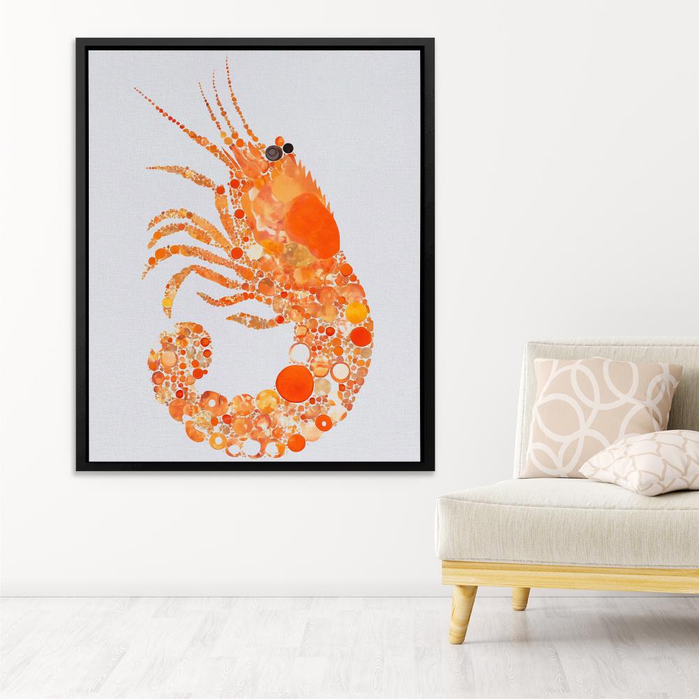 Citrus Shrimp - Luxury Wall Art