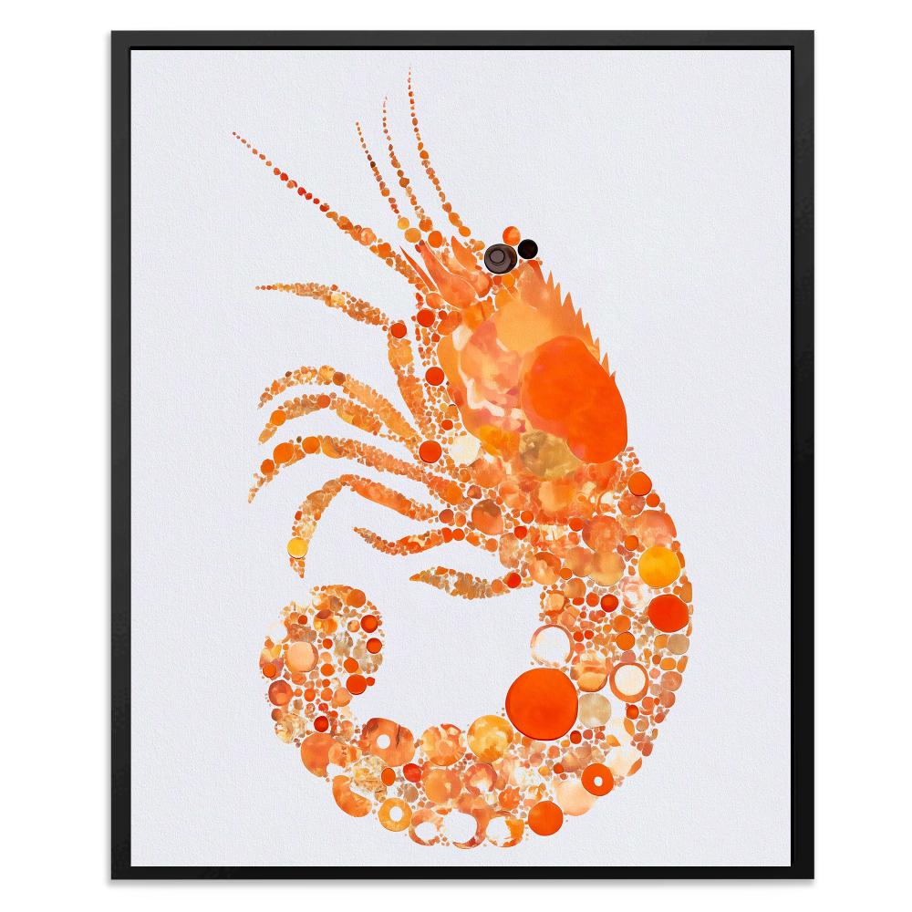 Citrus Shrimp - Luxury Wall Art