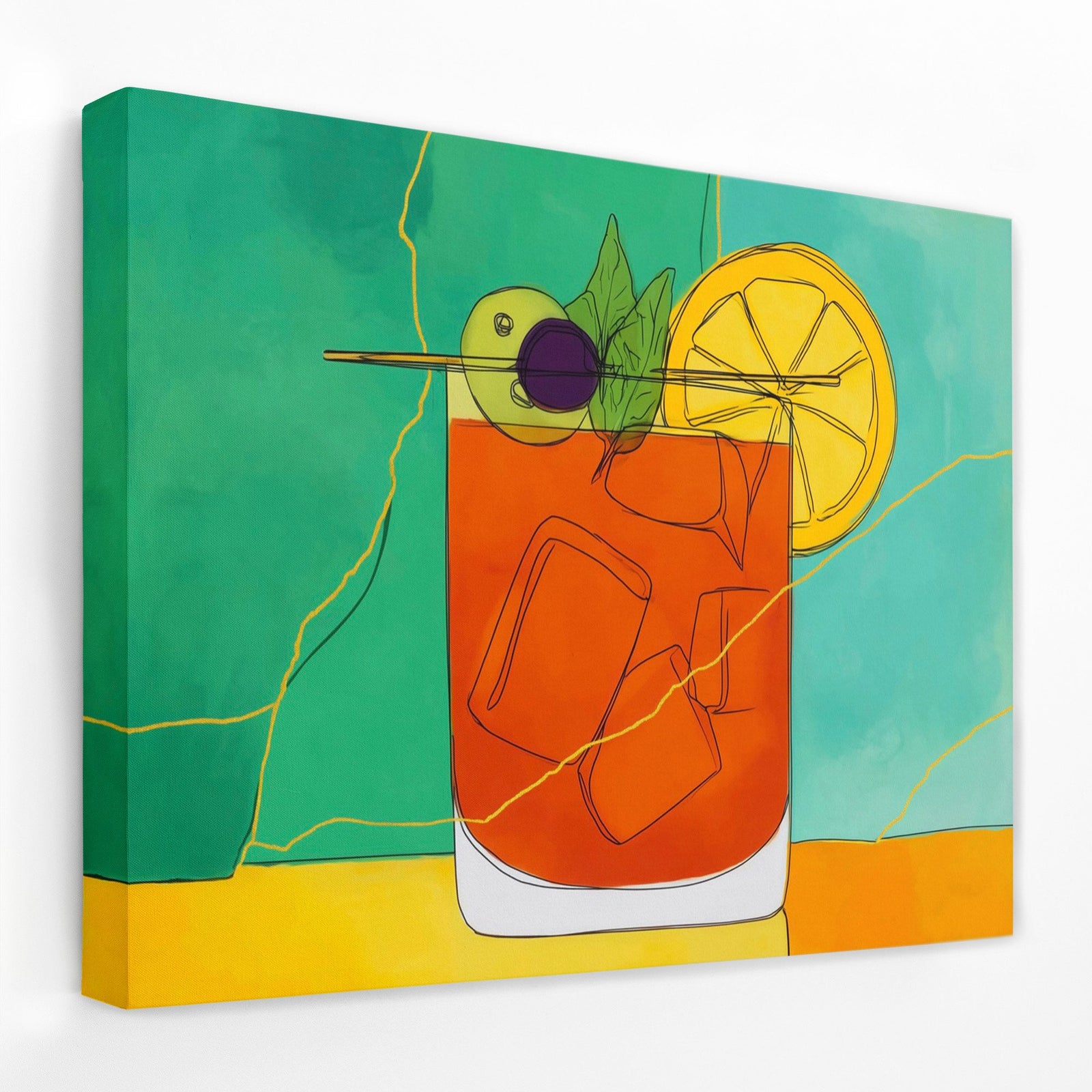 Citrus Summer Splash - Luxury Wall Art