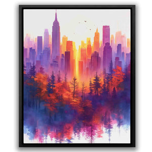 City Reflections - Luxury Wall Art