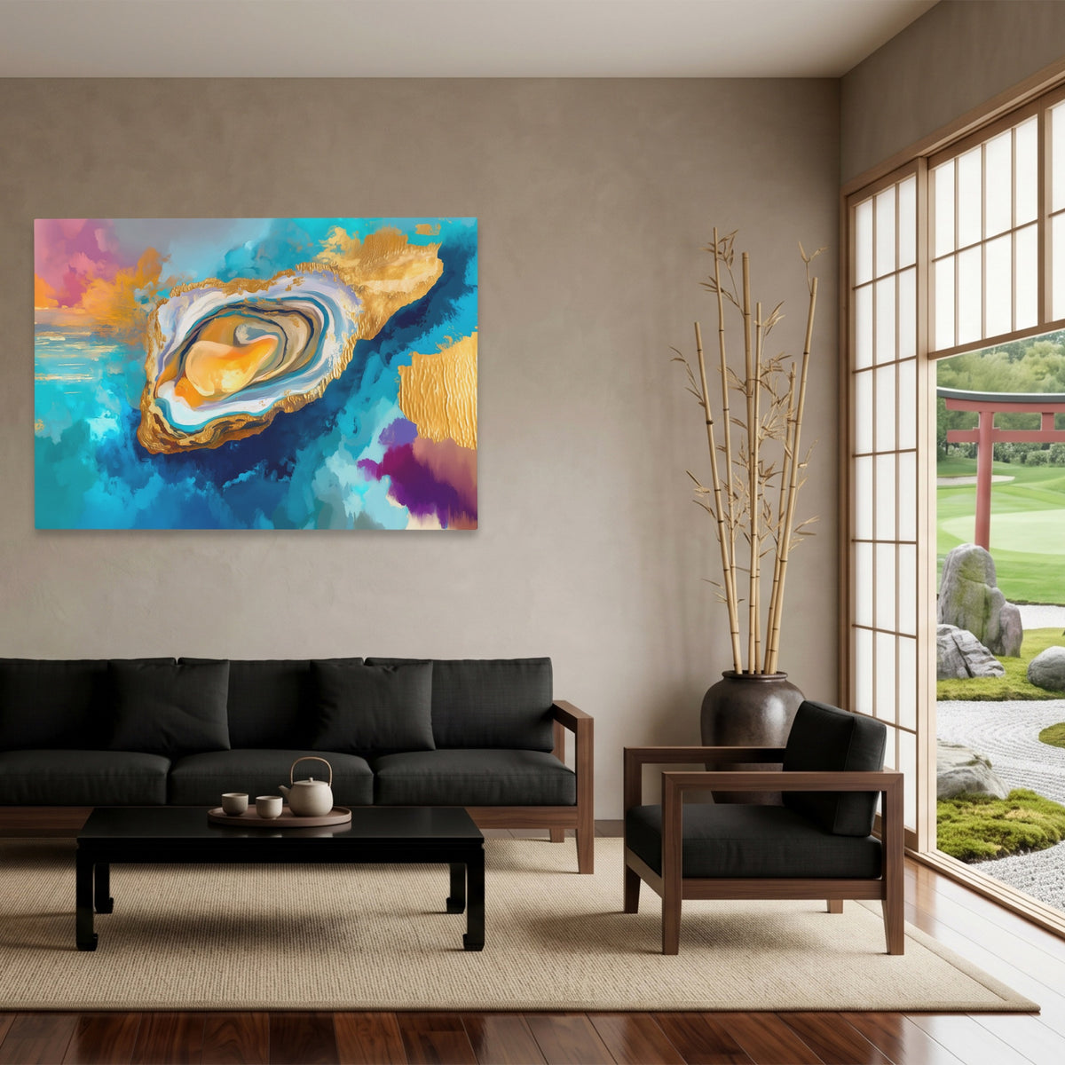 Clam Golden Depths — Clam Golden Depths Japanese Garden Land 98