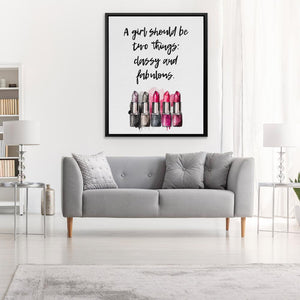 Classy And Fabulous - Luxury Wall Art