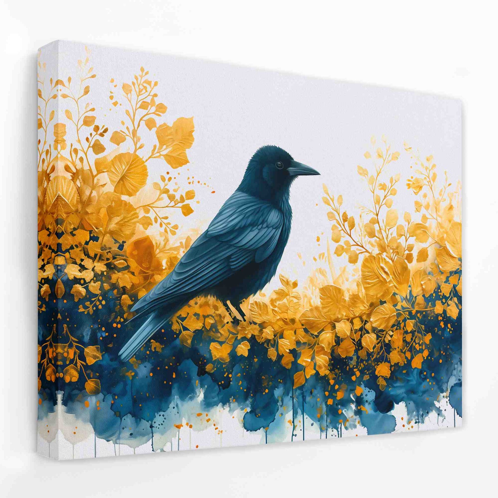 Clever Crow - Animals Canvas Wall Art
