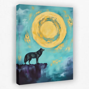 Cliffside Moonrise - Luxury Wall Art