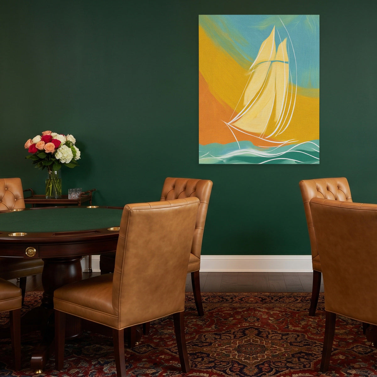 Clipper Ship Gliding - Luxury Wall Art