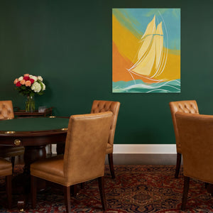 Clipper Ship Gliding - Luxury Wall Art
