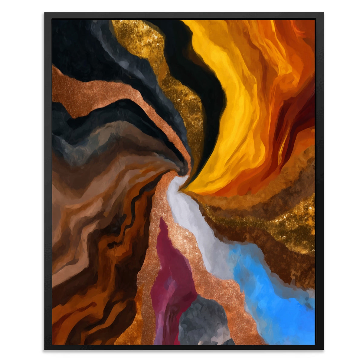 Cloud Storm Sumi-e - Luxury Wall Art