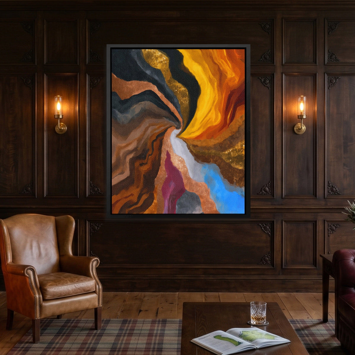 Cloud Storm Sumi-e - Luxury Wall Art