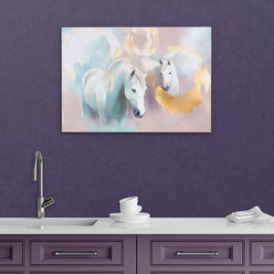 Cloudborne Stallions - Luxury Wall Art