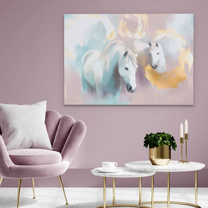 Cloudborne Stallions - Luxury Wall Art