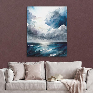 Clouds over the Sea - Luxury Wall Art