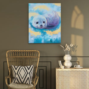 Cloudy Ocean Eyes - Luxury Wall Art
