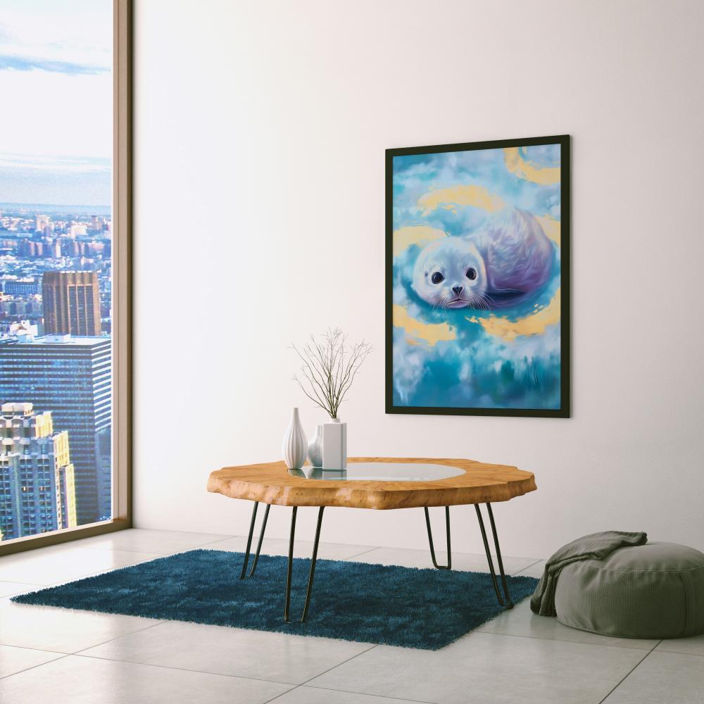 Cloudy Ocean Eyes - Luxury Wall Art