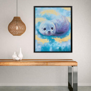 Cloudy Ocean Eyes - Luxury Wall Art