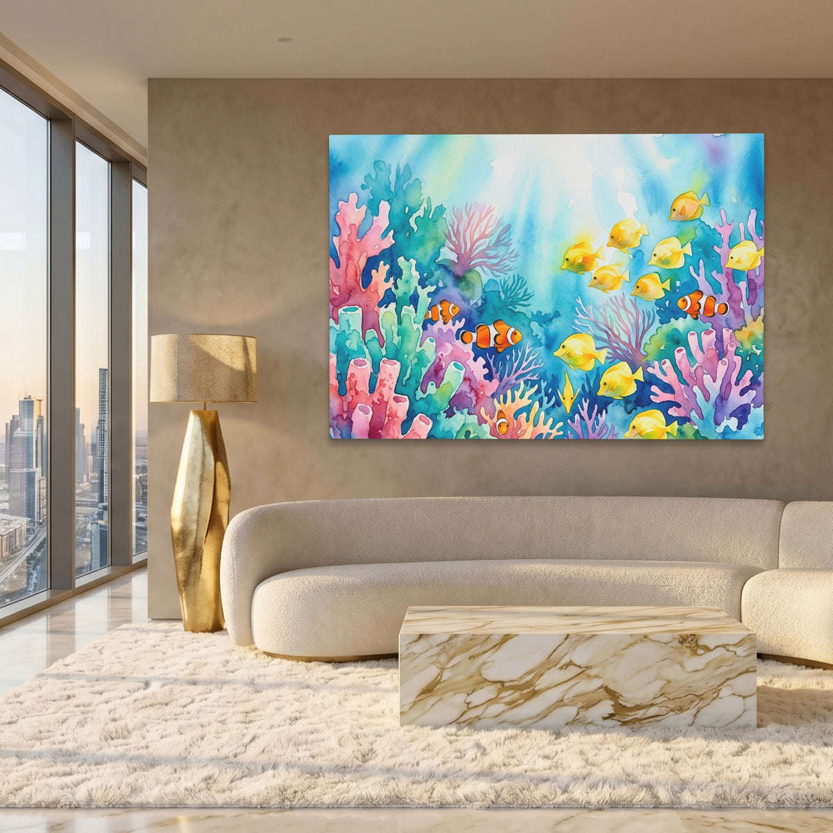 Clownfish Coral Paradise — Clownfish Coral Paradise White Gold Lux Land 297