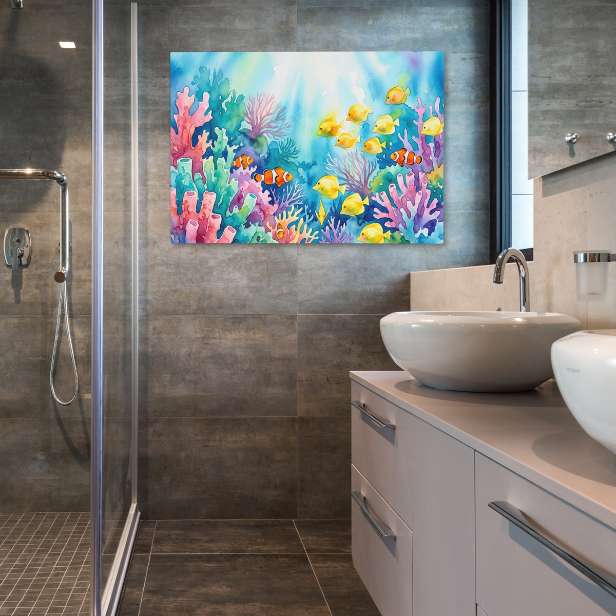 Clownfish Coral Paradise — Clownfish Coral Paradise BathRoom 3