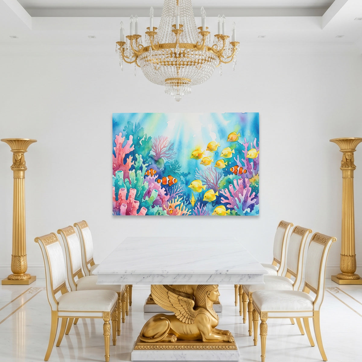 Clownfish Coral Paradise — Clownfish Coral Paradise Roman White Room Land 213