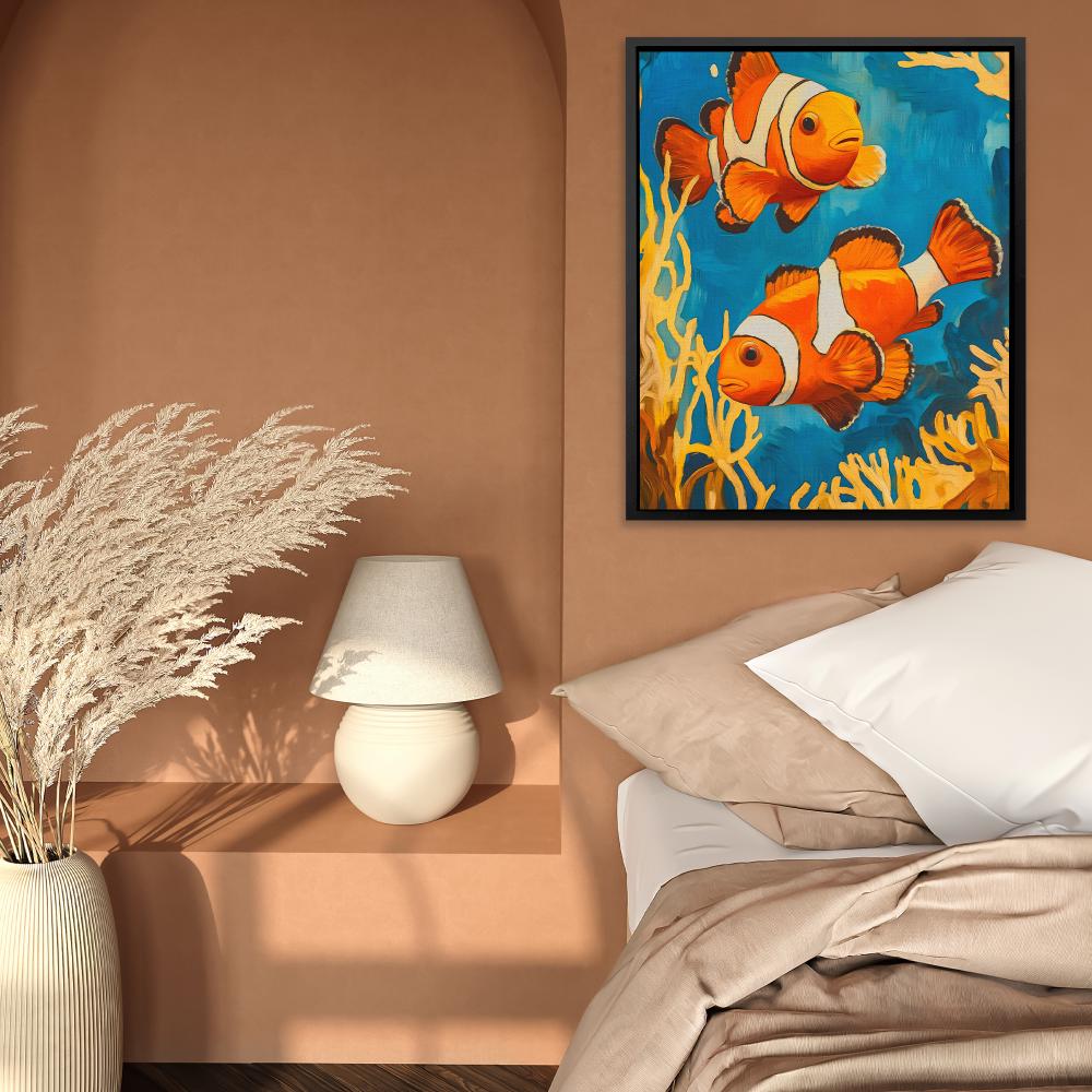 Clownfish Reef Wander - Luxury Wall Art
