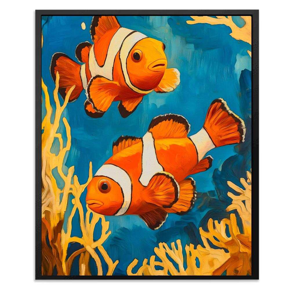 Clownfish Reef Wander - Luxury Wall Art