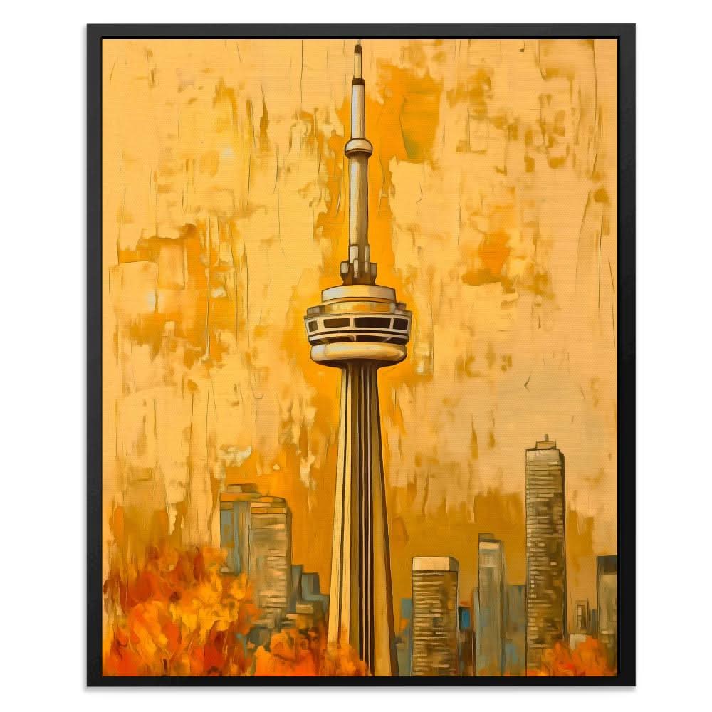 CN Tower in Fall Colors - Luxury Wall Art