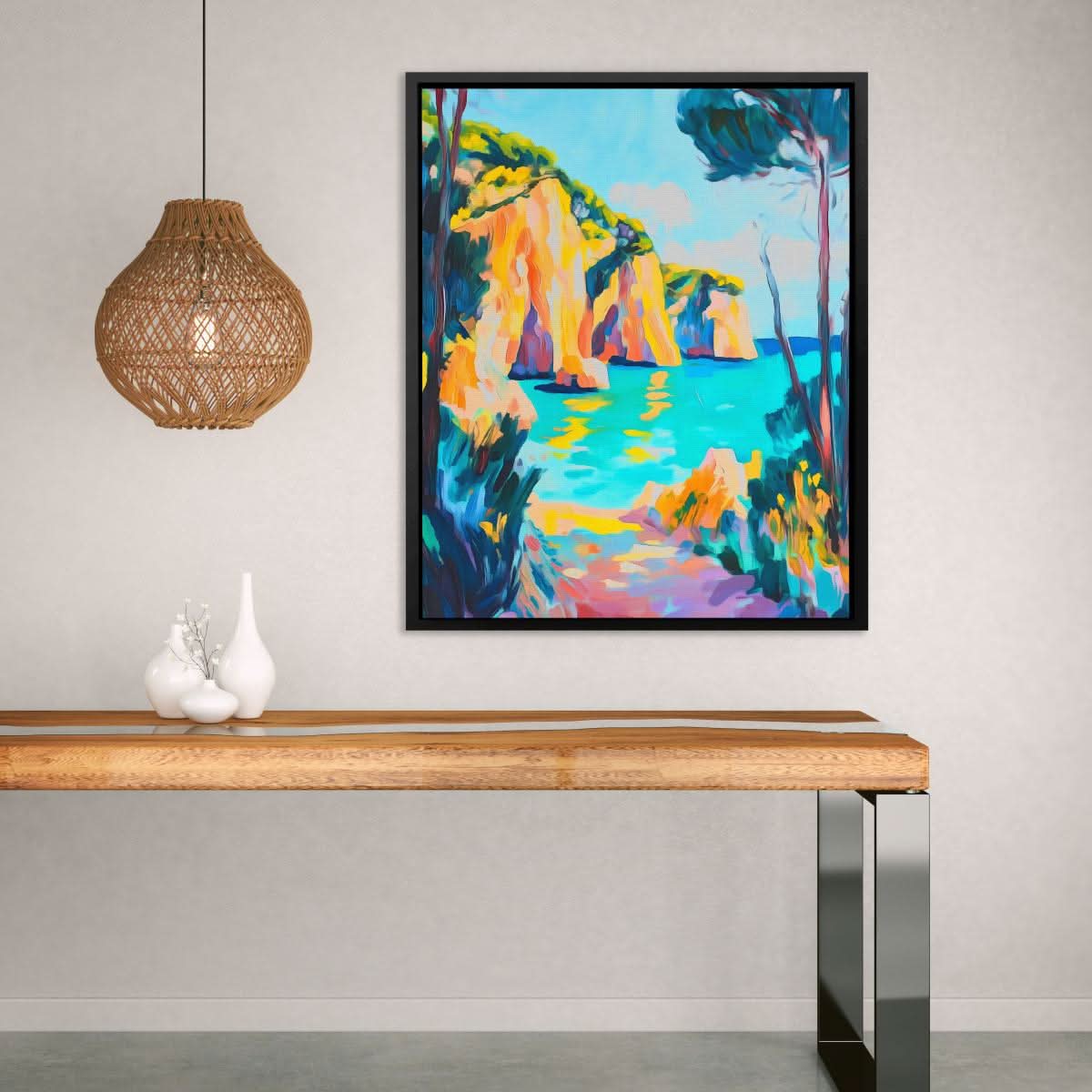 Coastal Color Burst - Luxury Wall Art