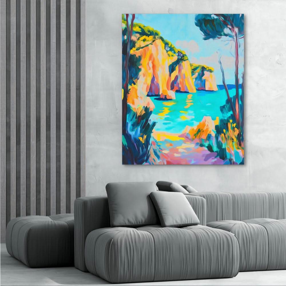 Coastal Color Burst - Luxury Wall Art