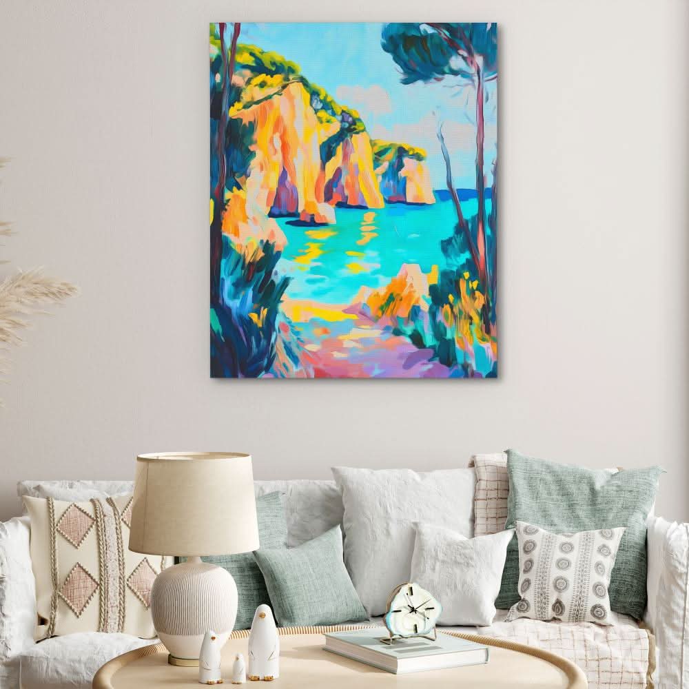 Coastal Color Burst - Luxury Wall Art