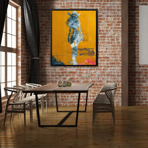 Coastal Cow Girl - Luxury Wall Art