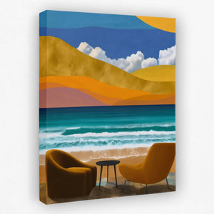 Coastal Living Room - Luxury Wall Art