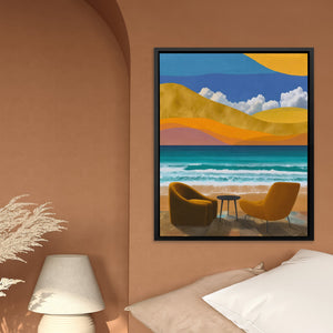 Coastal Living Room - Luxury Wall Art