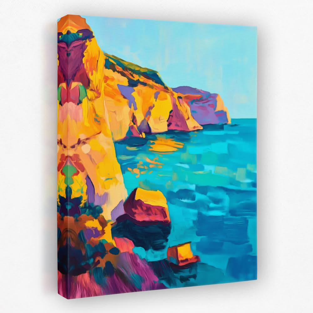 Coastal Sunset Rocks - Luxury Wall Art