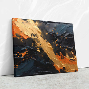 Cobalt Cascade - Luxury Wall Art