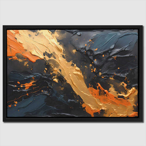 Cobalt Cascade - Luxury Wall Art