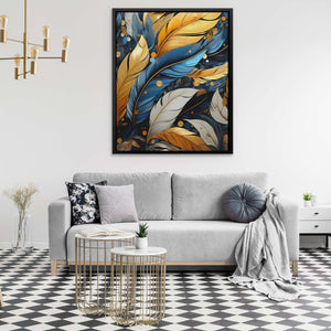 Cobalt Radiance - Luxury Wall Art