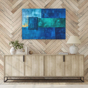 Cobalt Shapes - Luxury Wall Art