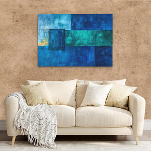 Cobalt Shapes - Luxury Wall Art