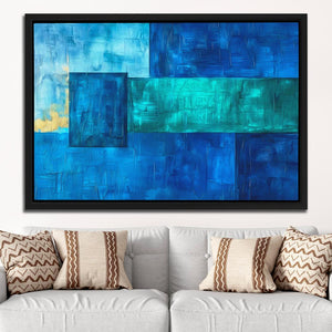 Cobalt Shapes - Luxury Wall Art