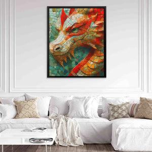 Cobblestone Dragon - Luxury Wall Art