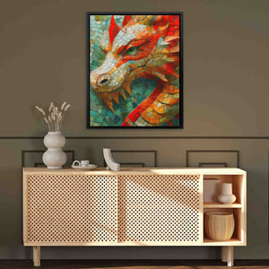 Cobblestone Dragon - Luxury Wall Art