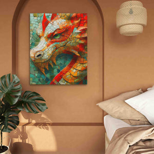 Cobblestone Dragon - Luxury Wall Art