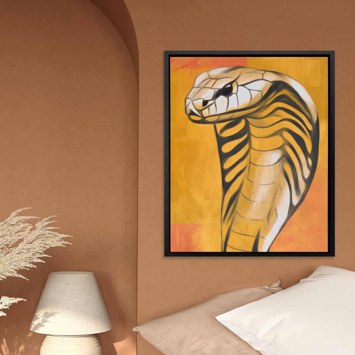 Cobra's Molten Strike - Luxury Wall Art