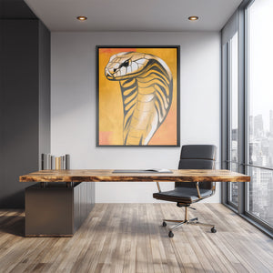 Cobra's Molten Strike - Luxury Wall Art