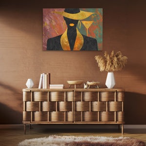 Cocktail Hour Silhouette - Luxury Wall Art