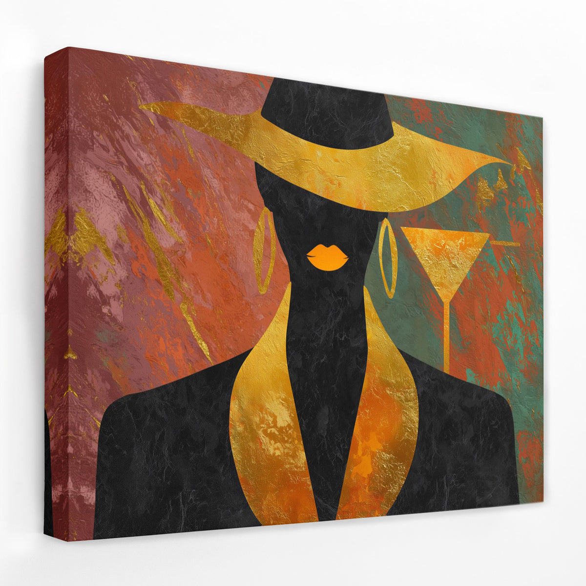 Cocktail Hour Silhouette - Luxury Wall Art