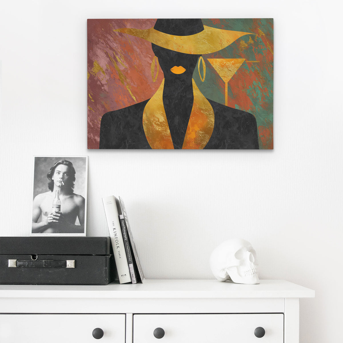 Cocktail Hour Silhouette - Luxury Wall Art