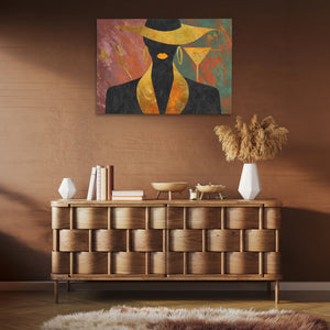 Cocktail Hour Silhouette - Luxury Wall Art