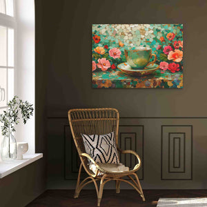 Coffee and Florals - Luxury Wall Art