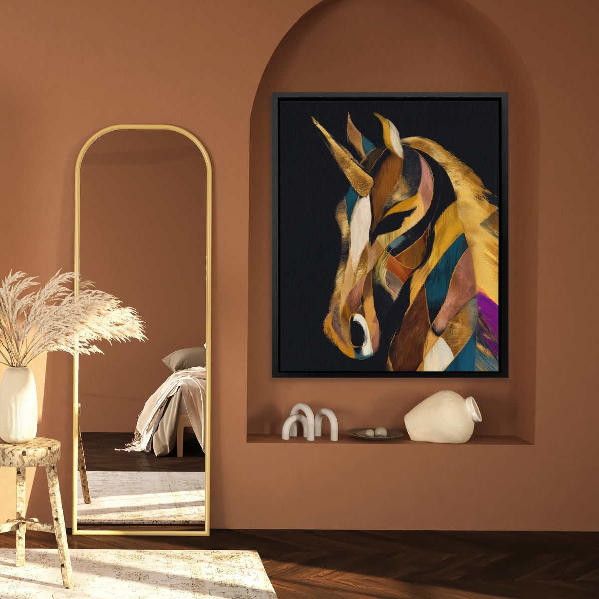 Color Horse Mosaic - Luxury Wall Art
